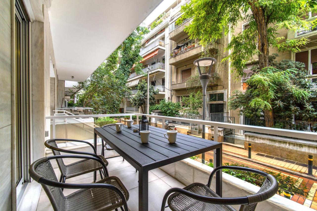 Ferienwohnung Urban Luxury On A Quiet Street In The Center Of Athen Exterior foto
