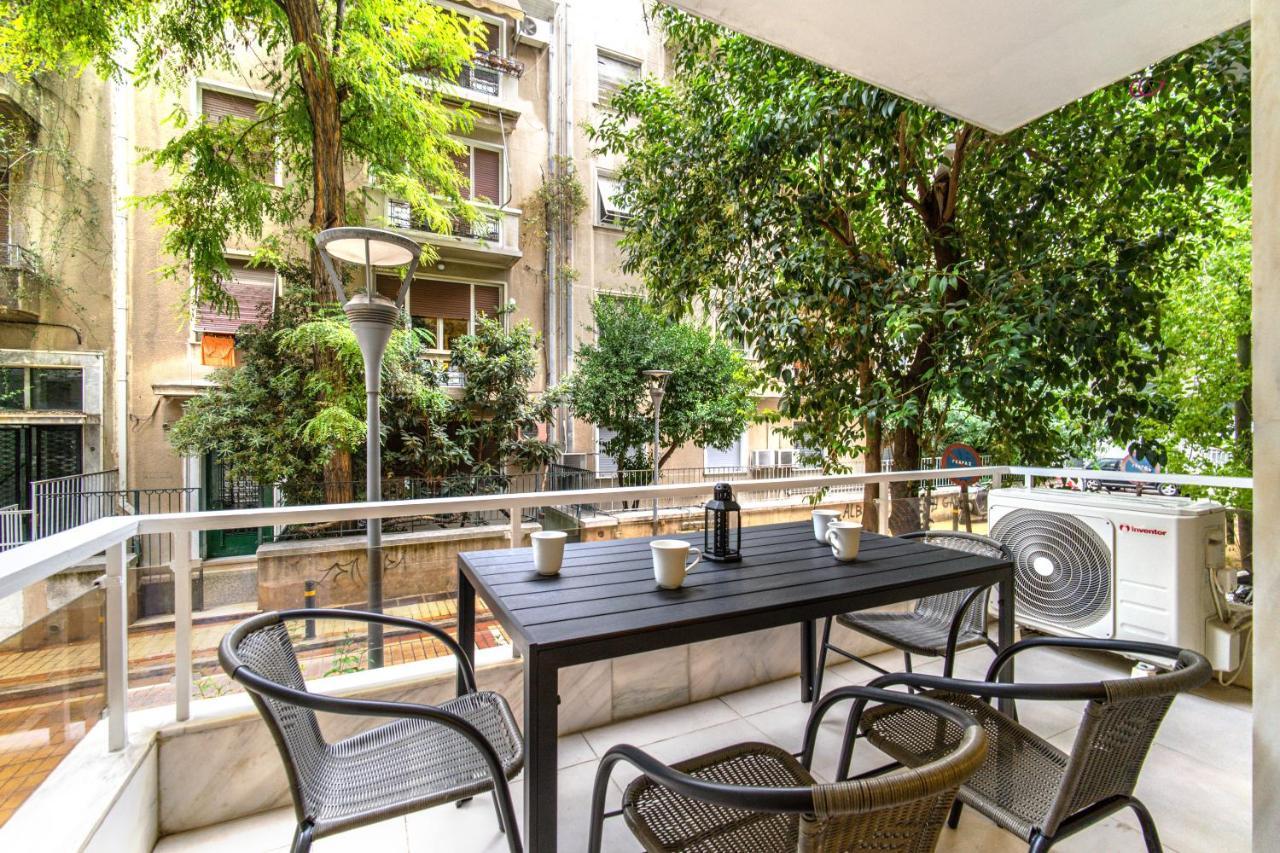Ferienwohnung Urban Luxury On A Quiet Street In The Center Of Athen Exterior foto