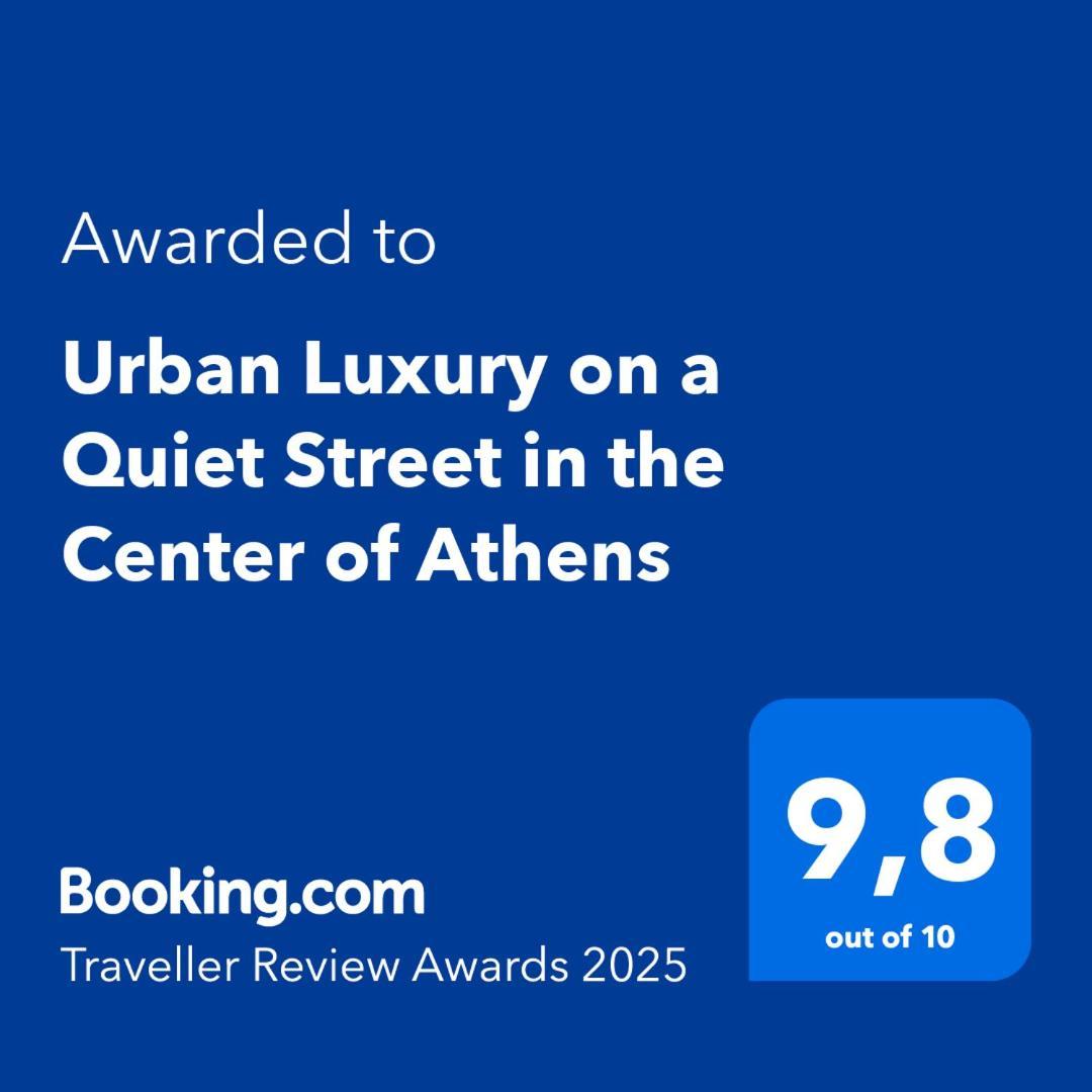 Ferienwohnung Urban Luxury On A Quiet Street In The Center Of Athen Exterior foto
